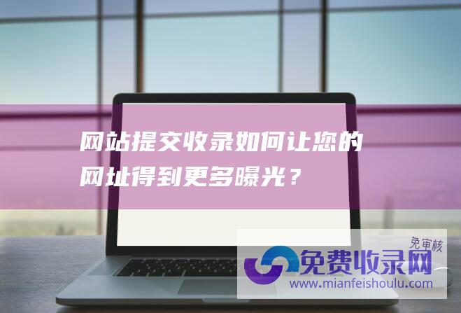 网站提交收录如何让您的网址得到更多曝光？