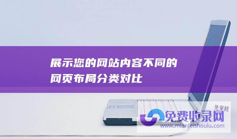 展示您的网站内容不同的网页布局分类对比