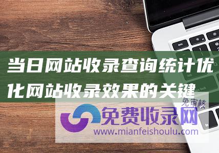 当日网站收录查询统计：优化网站收录效果的关键指标